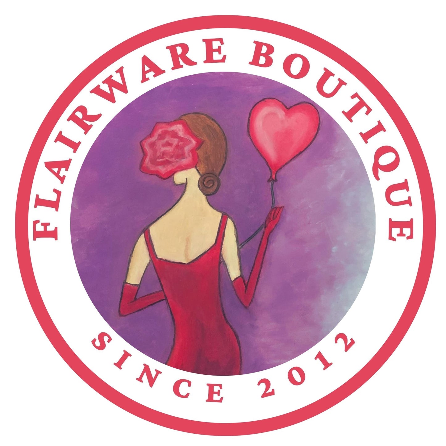 Logo Sticker - Flairware Boutique
